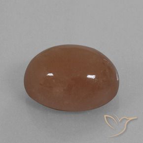21.86 ct Brown Moonstone Stone, Natural Moonstone in Oval Cabochon Shape for Sale