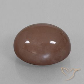 25.76 ct Brown Moonstone Stone, Natural Moonstone in Oval Cabochon Shape for Sale