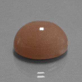 24.57 ct Orange Moonstone Stone, Natural Moonstone in Oval Cabochon Shape for Sale