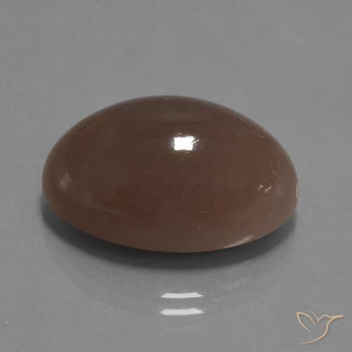 22.67 ct Brown Moonstone Stone, Natural Moonstone in Oval Cabochon Shape for Sale