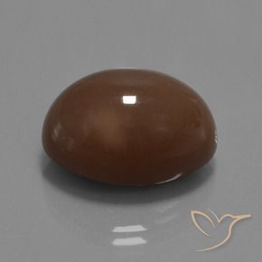 22.27 ct Brown Moonstone Stone, Natural Moonstone in Oval Cabochon Shape for Sale