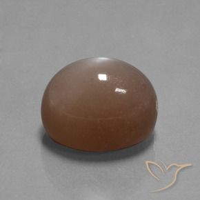 34.59 ct Brown Moonstone Stone, Natural Moonstone in Oval Cabochon Shape for Sale