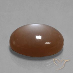 33.40 ct Brown Moonstone Stone, Natural Moonstone in Oval Cabochon Shape for Sale