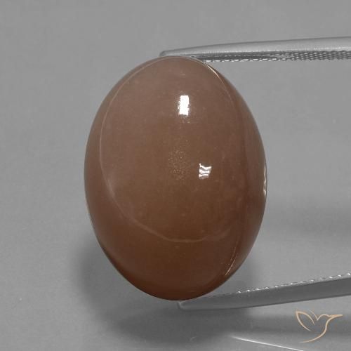 32.77ct Natural Brown Moonstone, Oval, Opaque