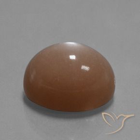 32.77 ct Brown Moonstone Stone, Natural Moonstone in Oval Cabochon Shape for Sale