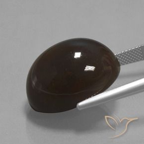 Moonstone Gemstone in 22.2 x 16.1 mm Size for Sale, Moonstone Stone in Dark Brown Color