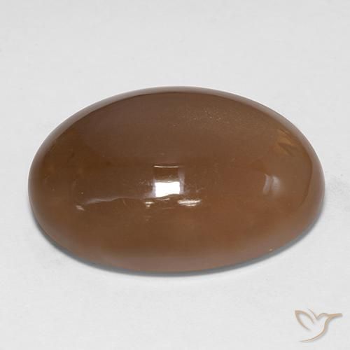 Moonstone Gemstone in 25 x 18.9 mm Size for Sale, Moonstone Stone in Golden Brown Color