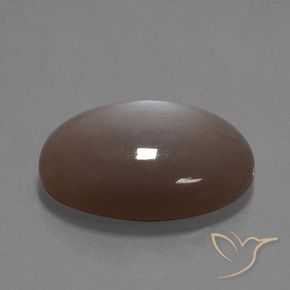 27.29 ct Brown Moonstone Stone, Natural Moonstone in Oval Cabochon Shape for Sale