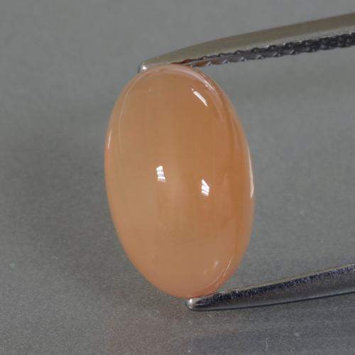 Перскиково-оранжевый Лунный Камень Камень - 3.5ct Овал Кабошон (ID: 403654)