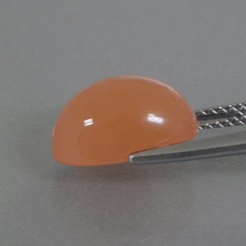 Moonstone Gemstone in 12 x 8 mm (calibrated) Size for Sale, Moonstone Stone in Peach Orange Color