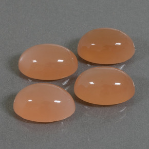 15.19 ctw Orange Moonstone Stones, Natural Moonstone in Oval Cabochon Shape for Sale