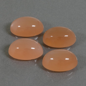 Moonstone Gemstones in 12 x 8 mm (calibrated) Size for Sale, Moonstone Stones in Light Orange Color