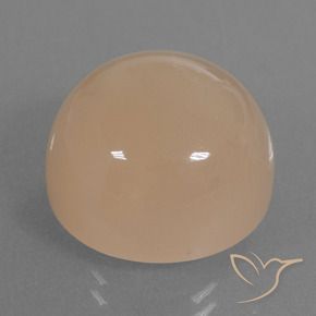 19.74 ct Orange Moonstone Stone, Natural Moonstone in Round Cabochon Shape for Sale