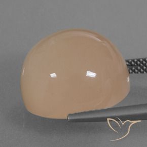 Moonstone Gemstone in 16 mm (calibrated) Size for Sale, Moonstone Stone in Light Orange Color