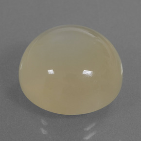 17.87 ct Yellow Moonstone Stone, Natural Moonstone in Round Cabochon Shape for Sale