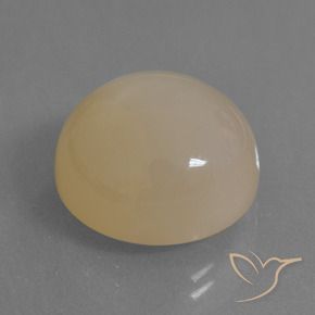 17.91 ct Golden Moonstone Stone, Natural Moonstone in Round Cabochon Shape for Sale