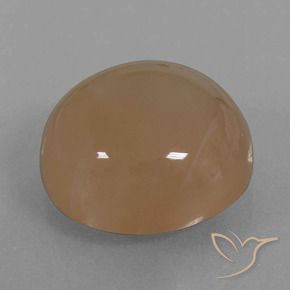 23.89 ct Brown Moonstone Stone, Natural Moonstone in Round Cabochon Shape for Sale