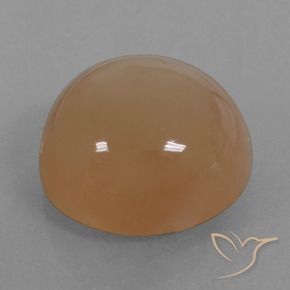 24.65 ct Brown Moonstone Stone, Natural Moonstone in Round Cabochon Shape for Sale