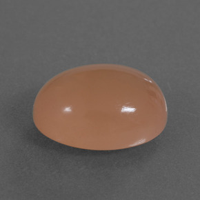 4.85 ct Orange Moonstone Stone, Natural Moonstone in Oval Cabochon Shape for Sale