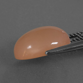 Moonstone Gemstone in 12.7 x 9.5 mm Size for Sale, Moonstone Stone in Peach Orange Color