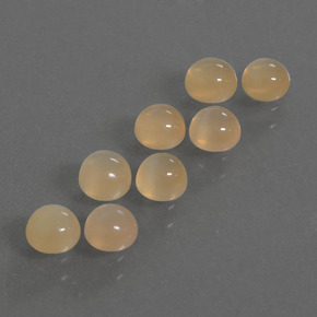 0.3ct Round Cabochon Peach Orange Moonstone Gem for sale 0.3ct Round Cabochon Peach Orange Moonstone Gem (ID: 410155)
