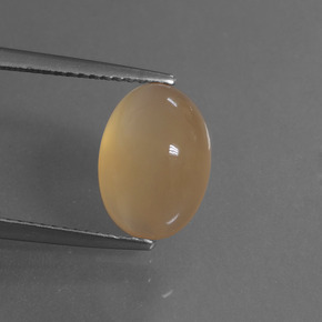 Orange Moonstone Gem - 4.6ct Oval Cabochon (ID: 430156)