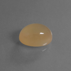 4.63 ct Golden Moonstone Stone, Natural Moonstone in Oval Cabochon Shape for Sale