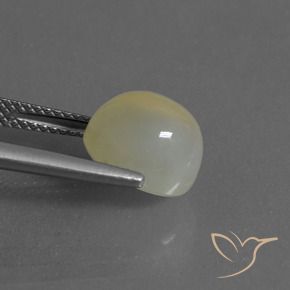 Moonstone Gemstone in 10 x 8 mm (calibrated) Size for Sale, Moonstone Stone in Light Yellow Color