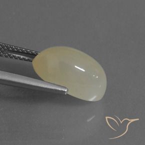 Moonstone Gemstone in 13.4 x 8.1 mm Size for Sale, Moonstone Stone in Light Yellow Color