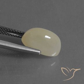 Moonstone Gemstone in 11.8 x 6.7 mm Size for Sale, Moonstone Stone in Light Yellow Color