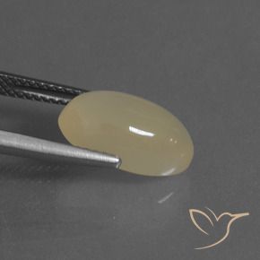 Moonstone Gemstone in 13.3 x 7.7 mm Size for Sale, Moonstone Stone in Light Warm Brown Color