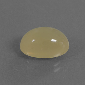 4.81 ct Yellow Moonstone Stone, Natural Moonstone in Oval Cabochon Shape for Sale