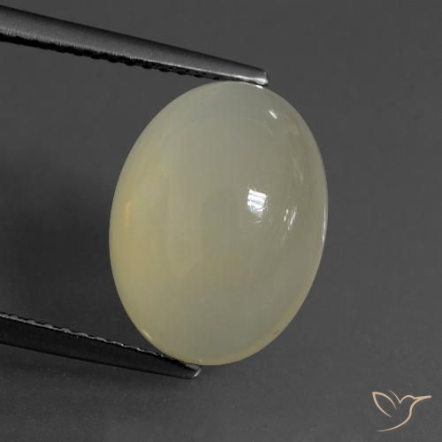 6.70ct Natural Light Warm Brown Moonstone, Oval, Translucent