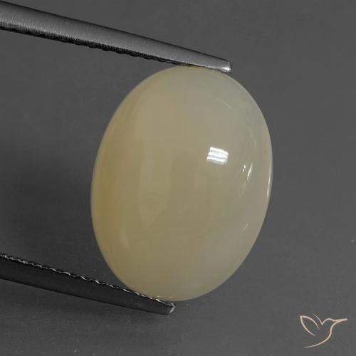 5.43ct Natural Light Brown Moonstone, Oval, Translucent