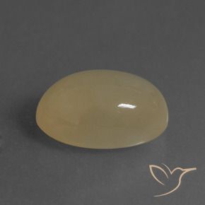 6.82 ct Brown Moonstone Stone, Natural Moonstone in Oval Cabochon Shape for Sale
