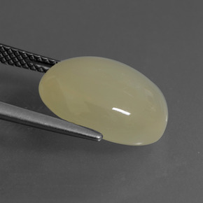Moonstone Gemstone in 14.5 x 11.3 mm Size for Sale, Moonstone Stone in Medium-Light Brown Color