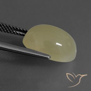 Moonstone Gemstone in 13.3 x 10.3 mm Size for Sale, Moonstone Stone in Medium Yellow Color