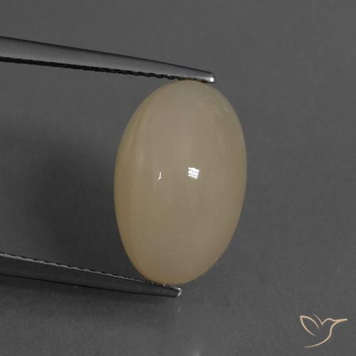 8.02ct Natural Light Brown Moonstone, Oval, Translucent