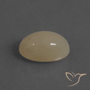 8.02 ct Brown Moonstone Stone, Natural Moonstone in Oval Cabochon Shape for Sale