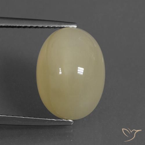8.81ct Natural Light Coffee Brown Moonstone, Oval, Translucent