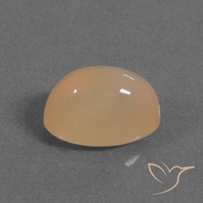 5.30 ct Orange Moonstone Stone, Natural Moonstone in Oval Cabochon Shape for Sale