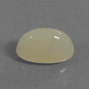 5.86 ct Yellow Moonstone Stone, Natural Moonstone in Oval Cabochon Shape for Sale