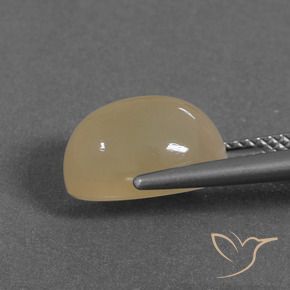 Moonstone Gemstone in 12 x 8.4 mm Size for Sale, Moonstone Stone in Light Peachy Golden Color