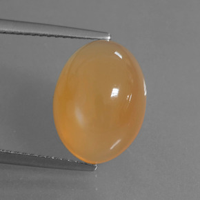 6.1ct Oval Cabochon Peach Orange Moonstone Gem for sale 6.1ct Oval Cabochon Peach Orange Moonstone Gem (ID: 430950)