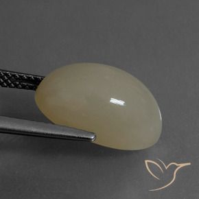 Moonstone Gemstone in 14 x 9 mm (calibrated) Size for Sale, Moonstone Stone in Pale Brown Color
