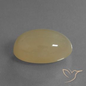 6.93 ct Brown Moonstone Stone, Natural Moonstone in Oval Cabochon Shape for Sale