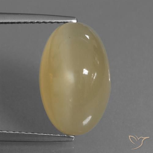 8.83ct Natural Pale Brown Moonstone, Oval, Translucent