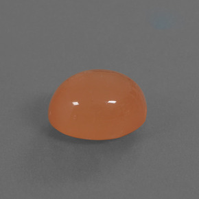 4.51 ct Orange Moonstone Stone, Natural Moonstone in Oval Cabochon Shape for Sale