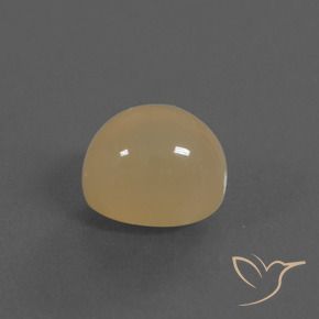 4.72 ct Golden Moonstone Stone, Natural Moonstone in Oval Cabochon Shape for Sale