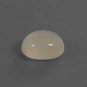 4.18 ct White Moonstone Stone, Natural Moonstone in Oval Cabochon Shape for Sale